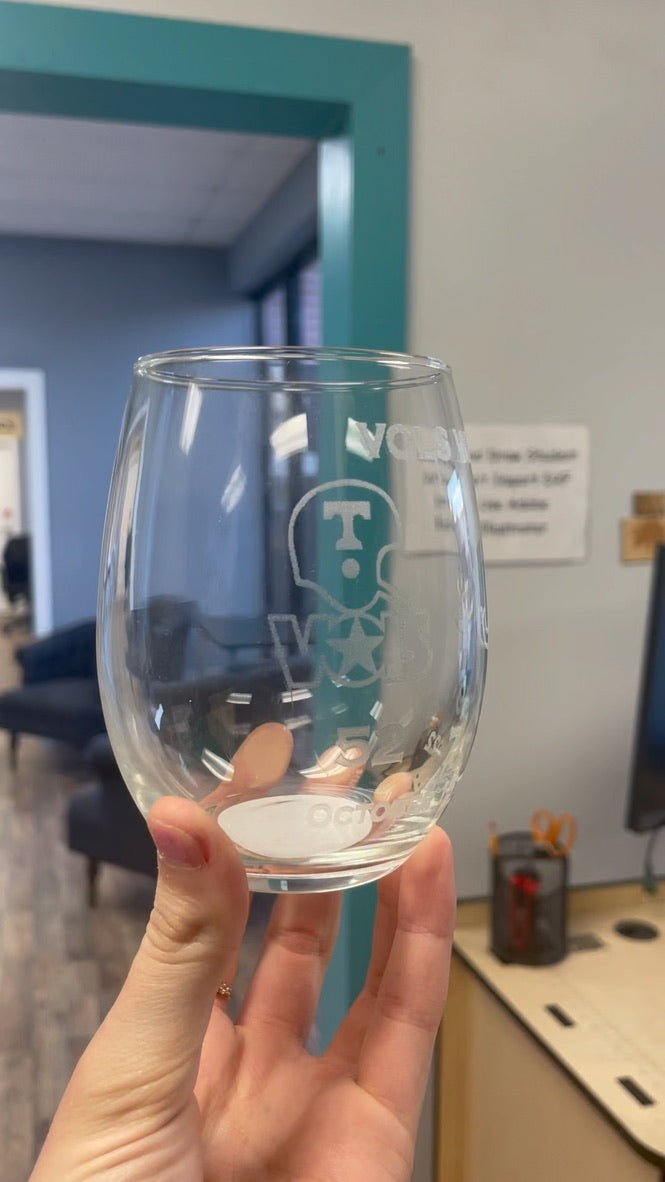 Engraved Glasses Set of 2, 4, 6, or 8