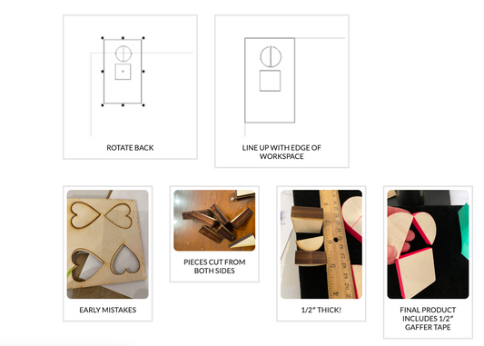Make Education Forum 2023 Presentation: Avoiding scorch using two sided laser cutting