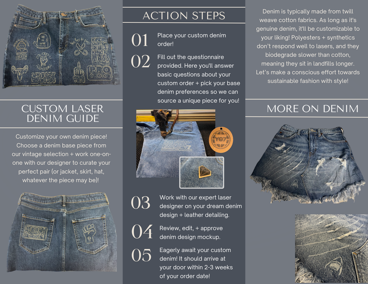 Custom Laser Denim